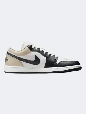 Nike Air Jordan 1 Low Men Lifestyle Shoes White/Off Noir Essential mens casual shoes for comfort