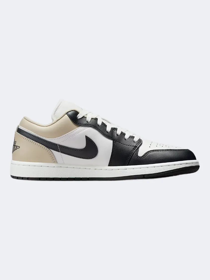 Nike Air Jordan 1 Low Men Lifestyle Shoes White/Off Noir Essential mens casual shoes for comfort