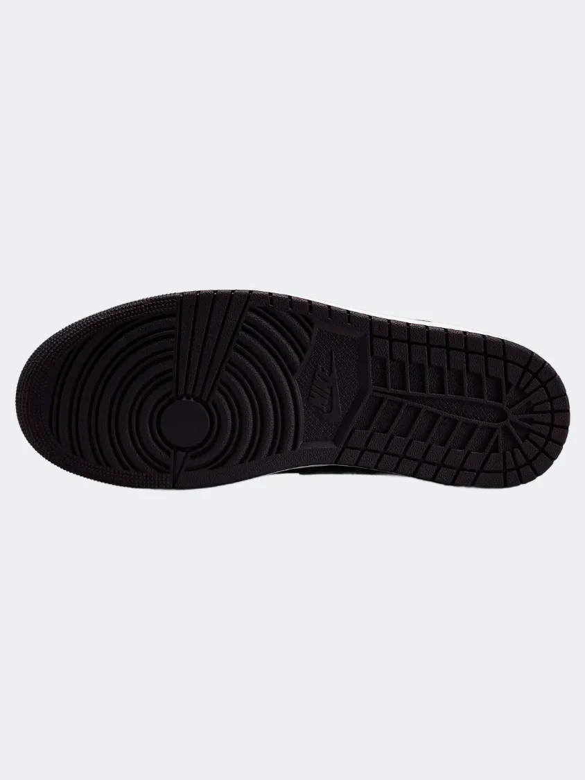 Nike Air Jordan 1 Men Lifestyle Sneakers Black/White/Red Mens Urban Style Comfort Shoes