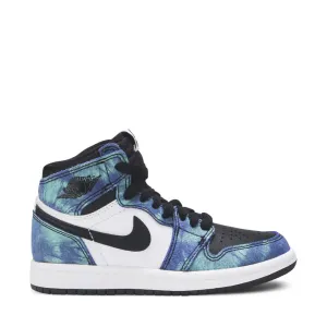 NIKE AIR JORDAN1 HIGH OG PRESCHOOL TIE DYE (NEW) Primary school casual shoes