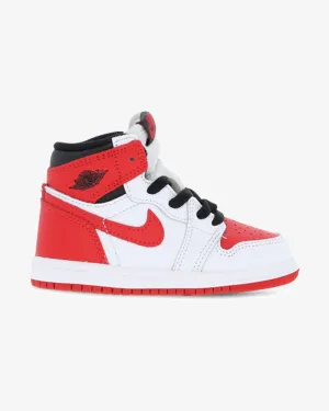 NIKE AIR JORDAN1 RETRO HIGH OG HERITAGE TODDLER Preschool sneakers for young kids