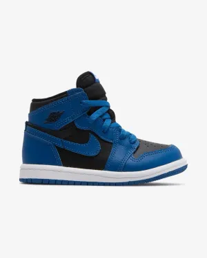 NIKE AIR JORDAN1 RETRO HIGH OG TODDLER MARINA BLUE (NEW) Preschool sneakers for young kids