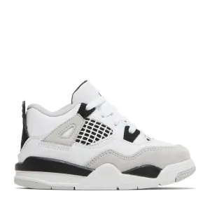 NIKE AIR JORDAN4 RETRO MILITARY BLACK TODDLER (NEW) Preschool sneakers for young kids