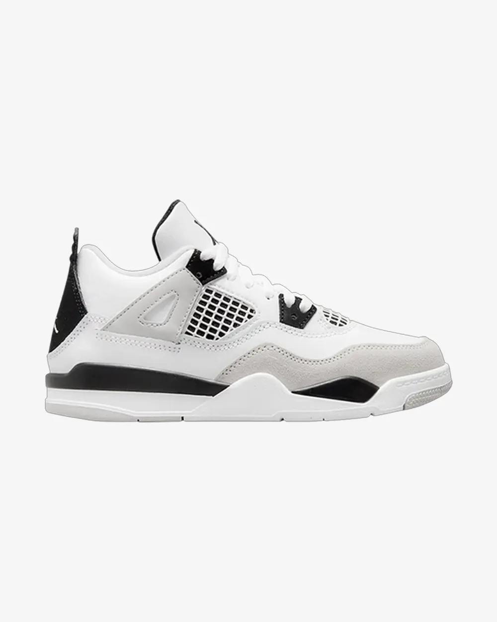NIKE AIR JORDAN4 RETRO PRESCHOOL MILITARY BLACK (NEW) Primary school casual shoes