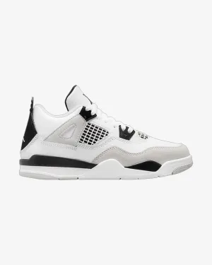 NIKE AIR JORDAN4 RETRO PRESCHOOL MILITARY BLACK (NEW) Primary school casual shoes