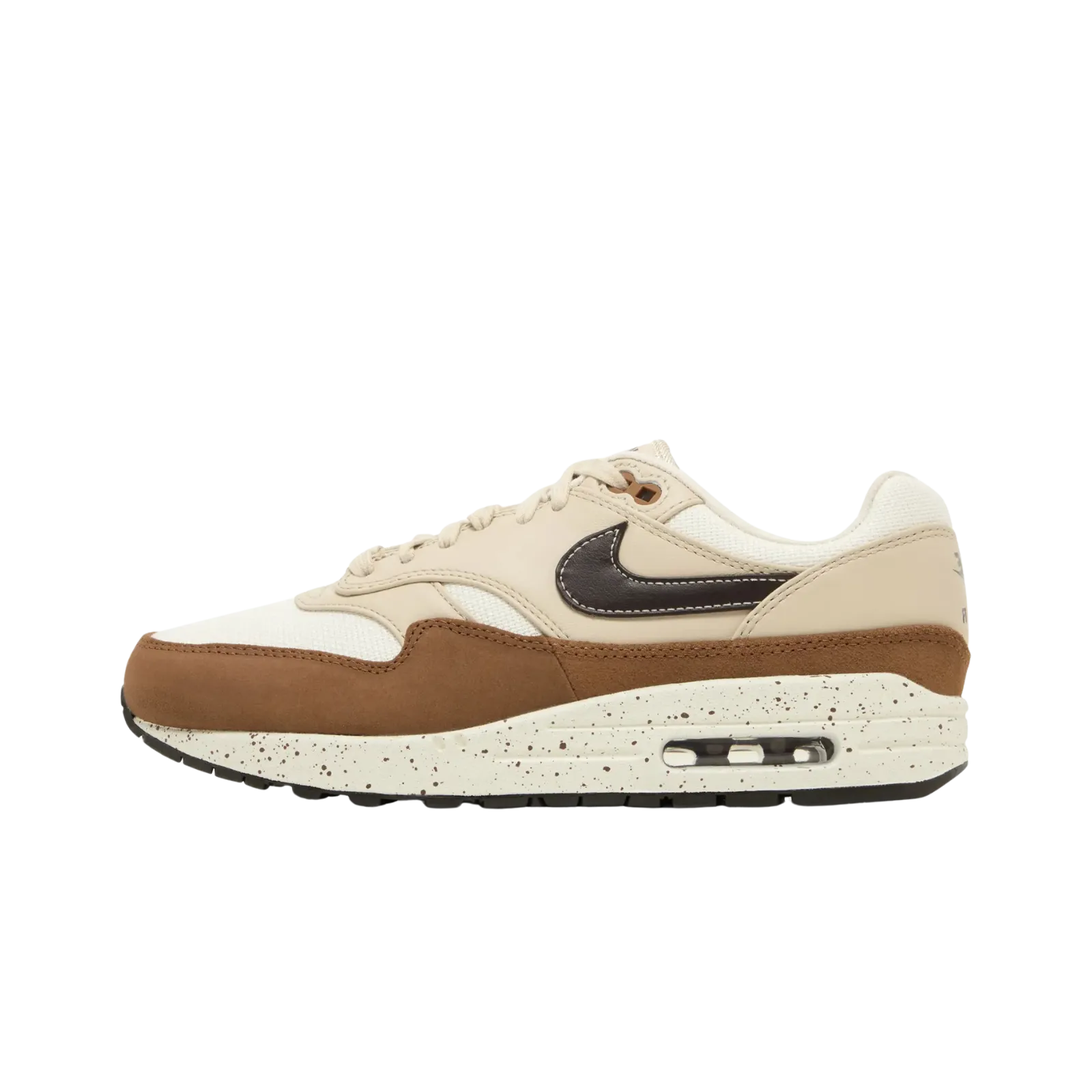 Nike Air Max 1 '87 Velvet Brown (Women's) Nike cushioned shoes for casual wear