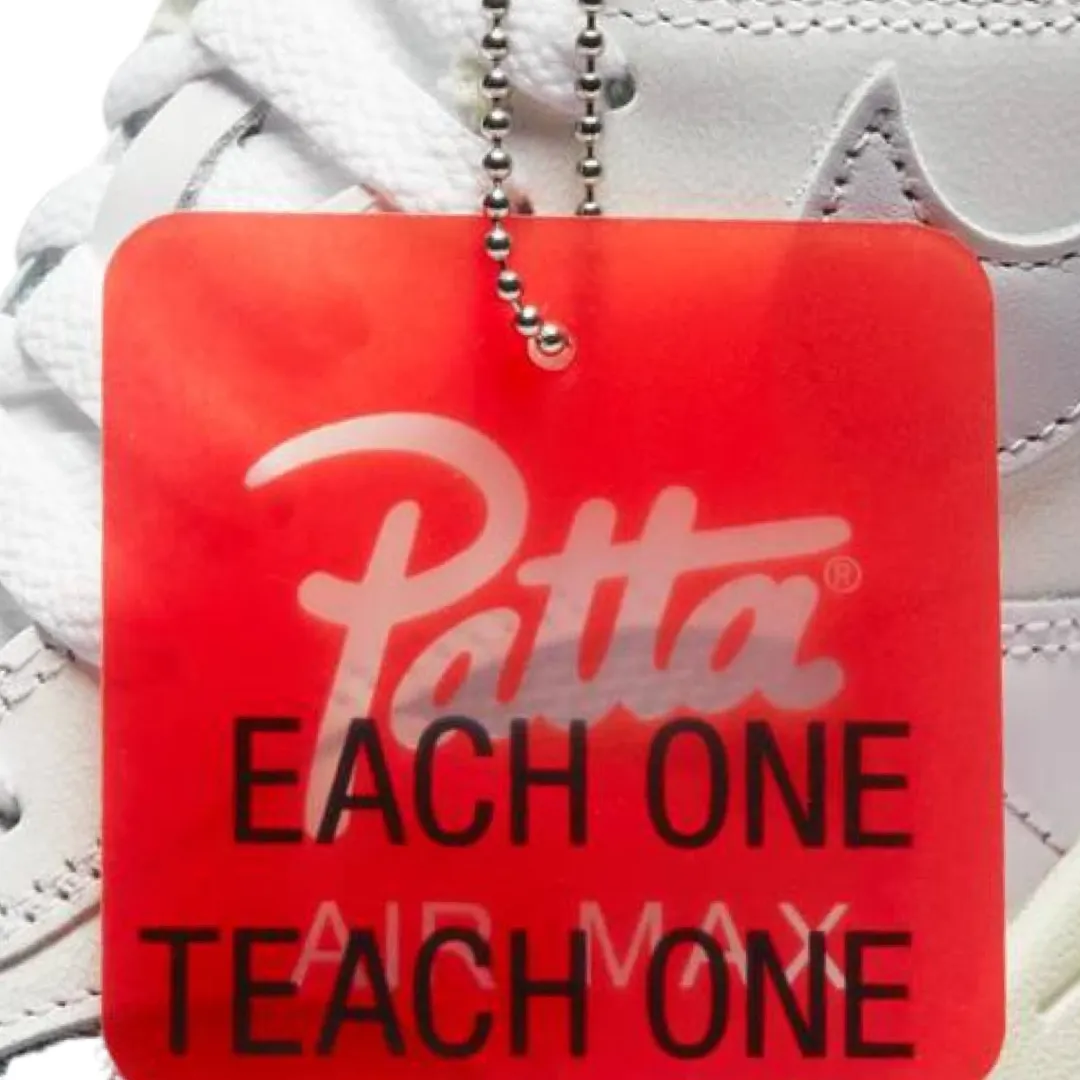 Nike Air Max 1 Patta Wave White Pure Platinum Pro Swing Golf Shoes