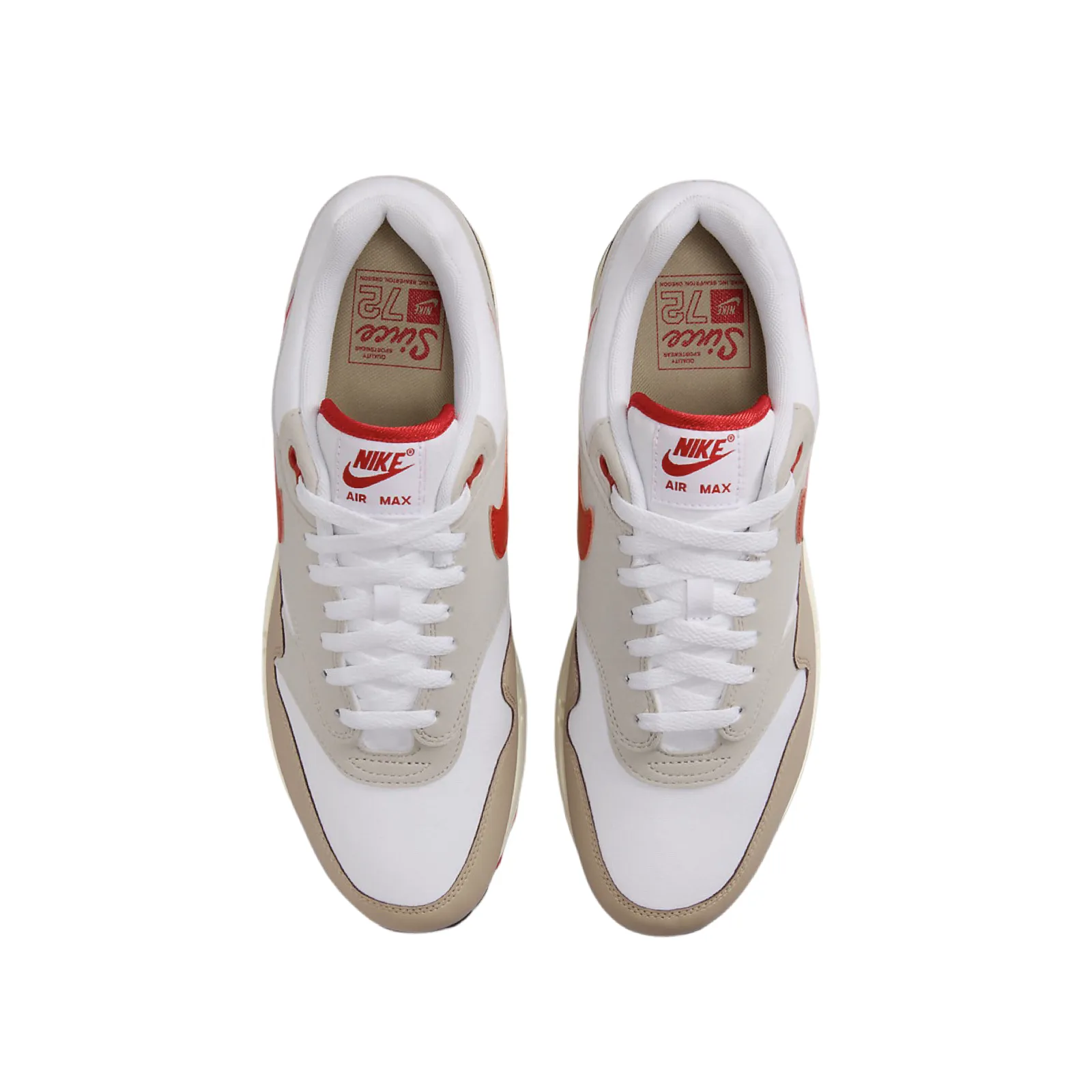 Nike Air Max 1 Since 72 University Red Cream Pro Swing Golf Shoes