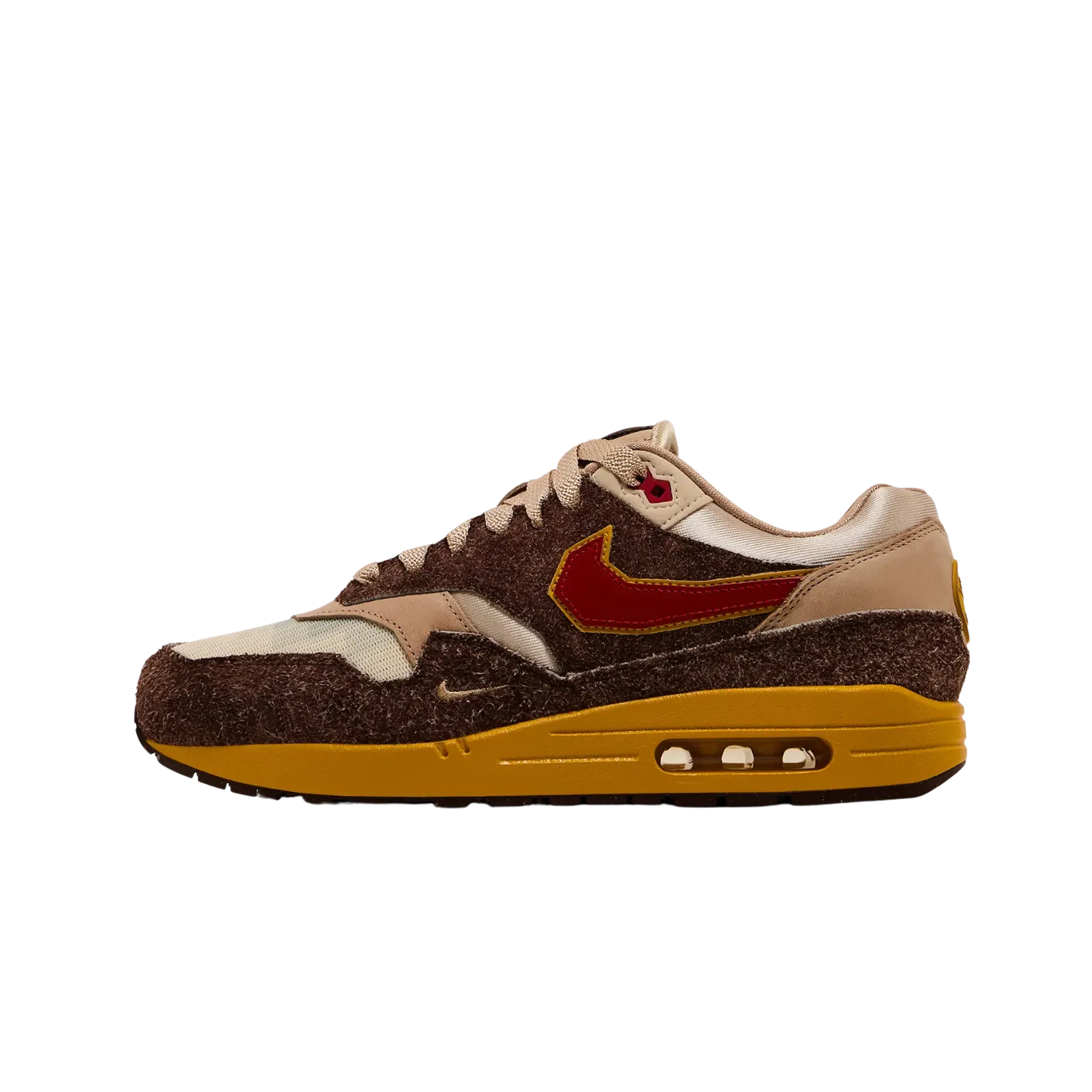 Nike Air Max 1 .SWOOSH Low Poly Big Head Origins Nike cushioned shoes for casual wear