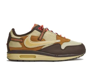 Nike Air Max 1 Travis Scott Cactus Jack Baroque Brown Nike athletic shoes with flyknit design