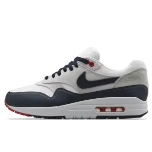 Nike Air Max 1 V SP "Patch" White - Obsidian - University Red Nike Air Max sneakers with air cushioning design