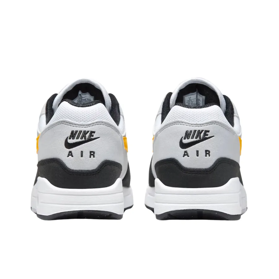 Nike Air Max 1 White University Gold Black Iconic Sneakers