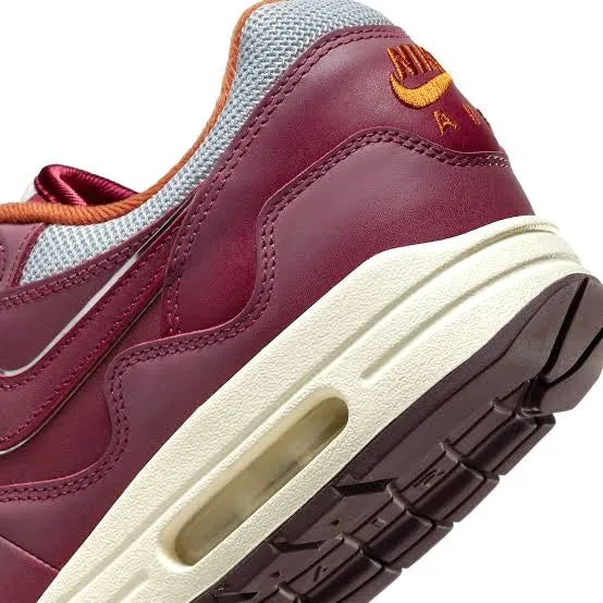 Nike Air Max 1 x Patta Rush Maroon Pro Swing Golf Shoes