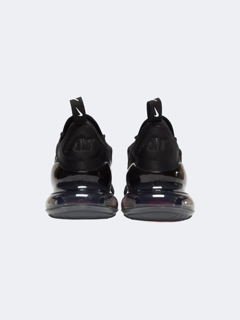Nike Air Max 270 Men Lifestyle Sneakers Black/White/Red Mens Urban Style Comfort Shoes