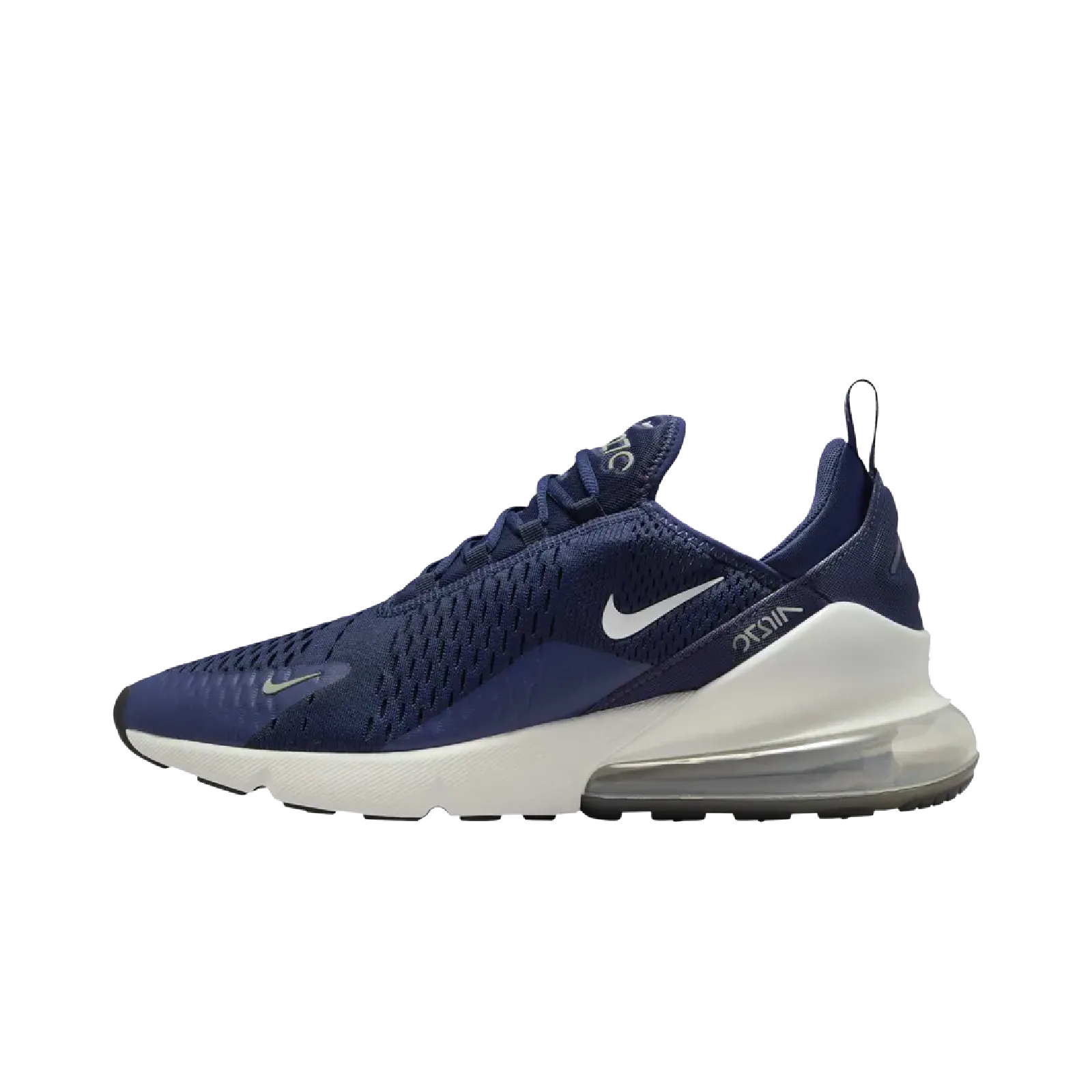 Nike Air Max 270 Midnight Navy Black Jade Horizon White Nike sporty look with timeless feel