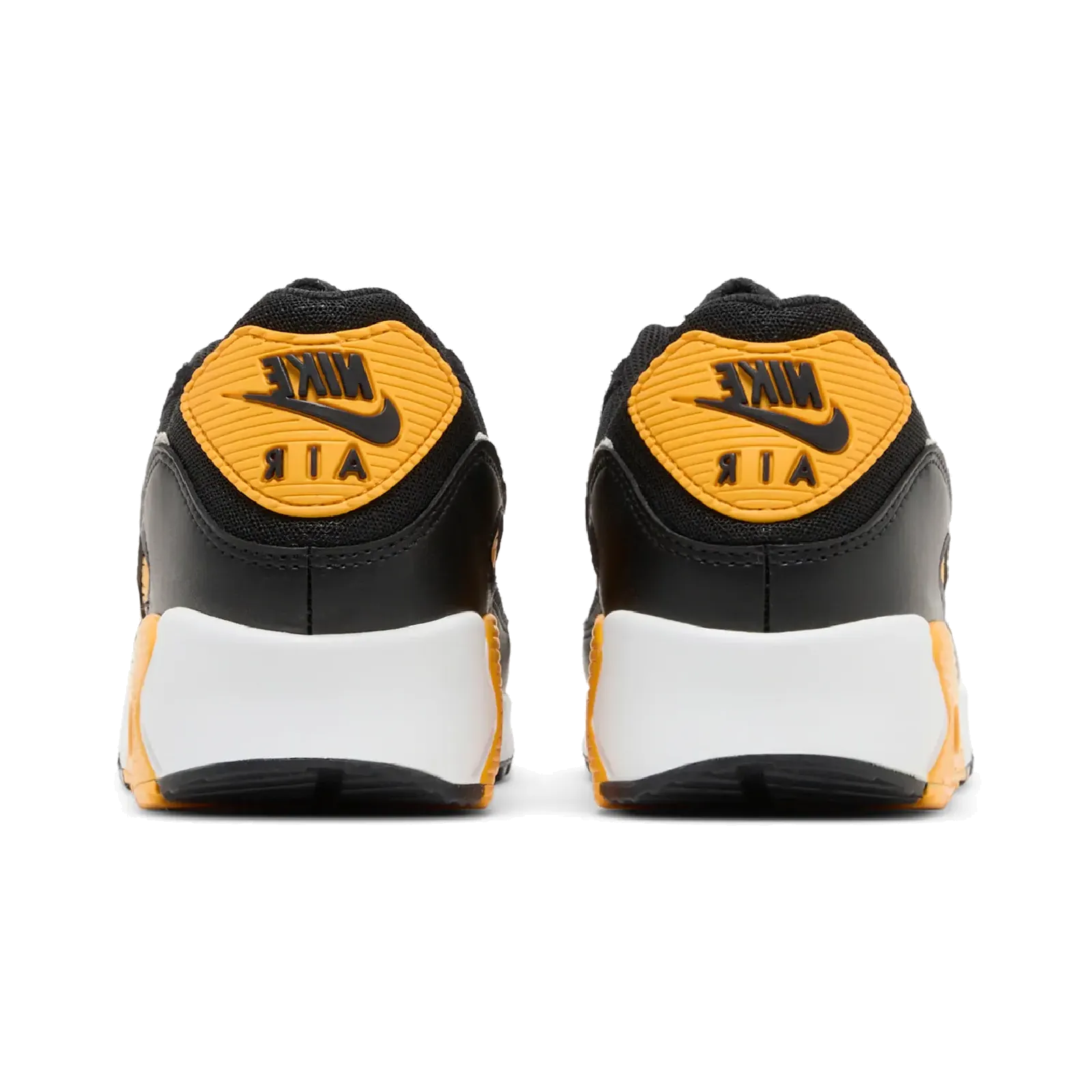 Nike Air Max 90 Black University Gold White Nike Timeless Athletic Sneakers