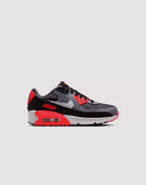 Nike Air Max 90 Grade School Boys' "Black/Photon Dust/Cool Grey" Nike lightweight shoes for daily running