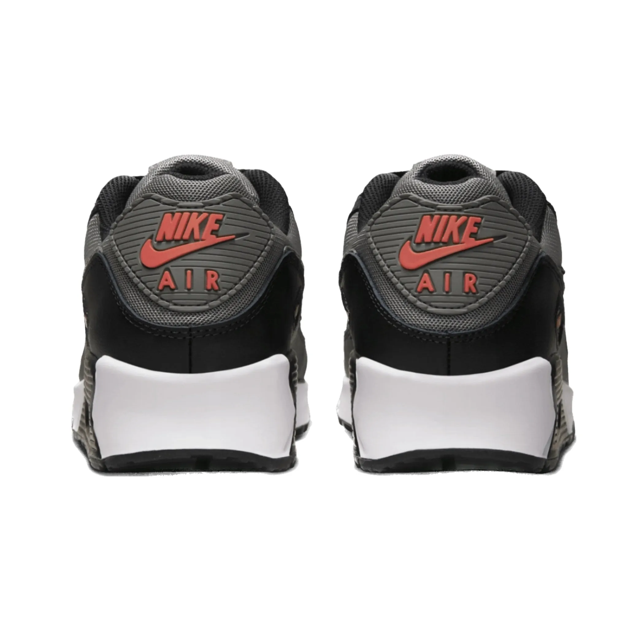 Nike Air Max 90 Grey Black Red Navy Iconic Sneakers