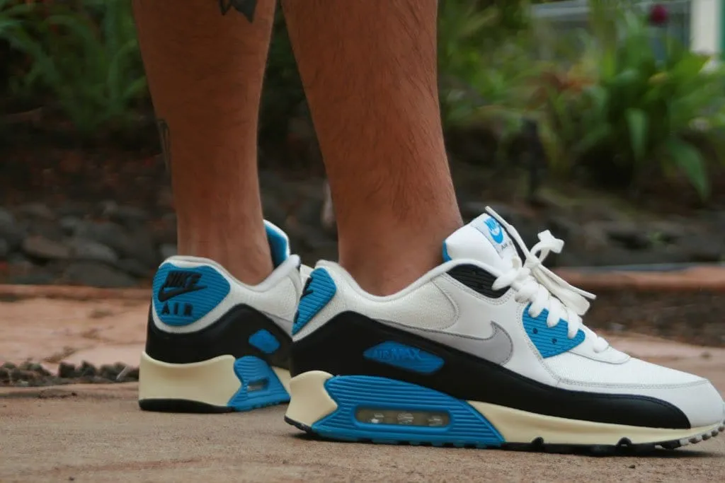Nike Air Max 90 OG Vintage "Laser Blue" Nike Air Max cushioned sneakers