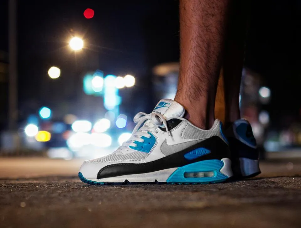 Nike Air Max 90 OG Vintage "Laser Blue" Nike Air Max cushioned sneakers