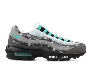 Nike Air Max 95 Atmos We Love Nike (Clear Jade) (WORN/ REPLACEMENT BOX) Nike athletic shoes with flyknit design