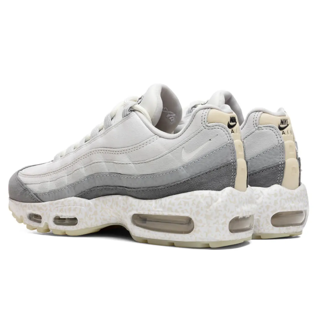Nike Air Max 95 QS "Light Bone" - Summit White/Light Bone Nike trainers with responsive foam
