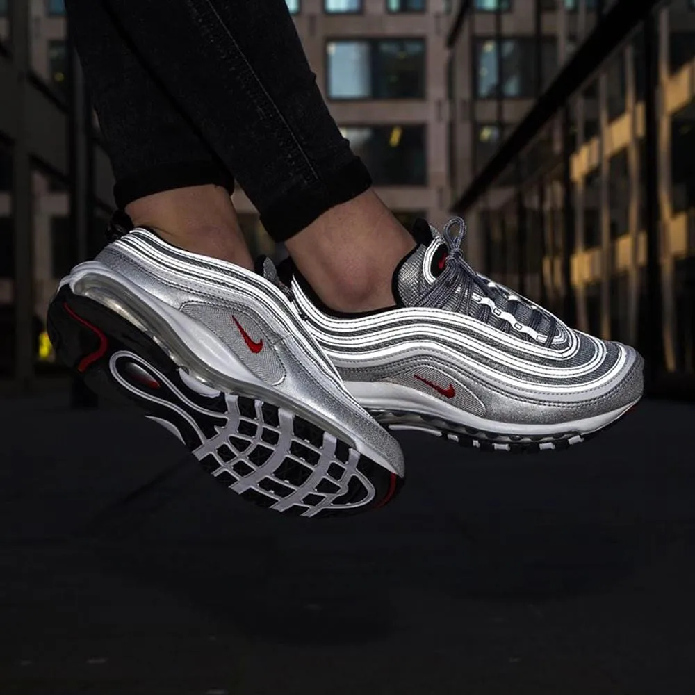 Nike Air Max 97 GS QS Silver Bullet Nike Air Max cushioned sneakers