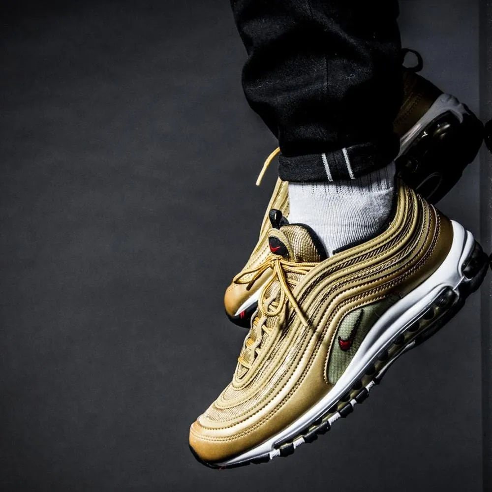 Nike Air Max 97 OG QS Metallic Gold Nike Air Max cushioned sneakers