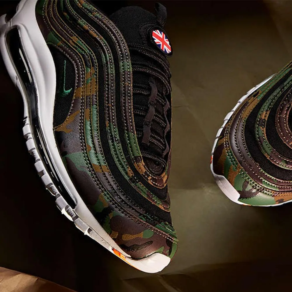 Nike Air Max 97 UK Country Camo Pack Nike Air Max cushioned sneakers