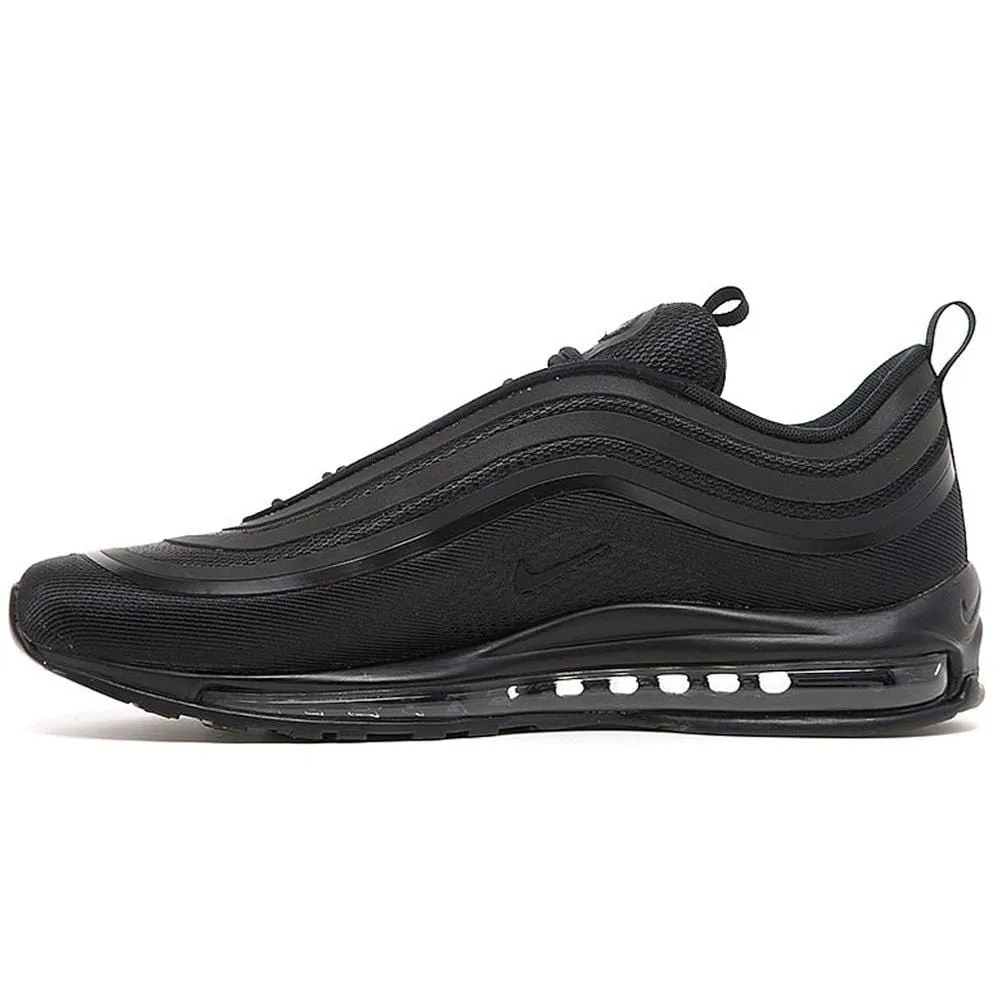 Nike Air Max 97 Ultra Triple Black Nike Air Max sneakers with air cushioning design