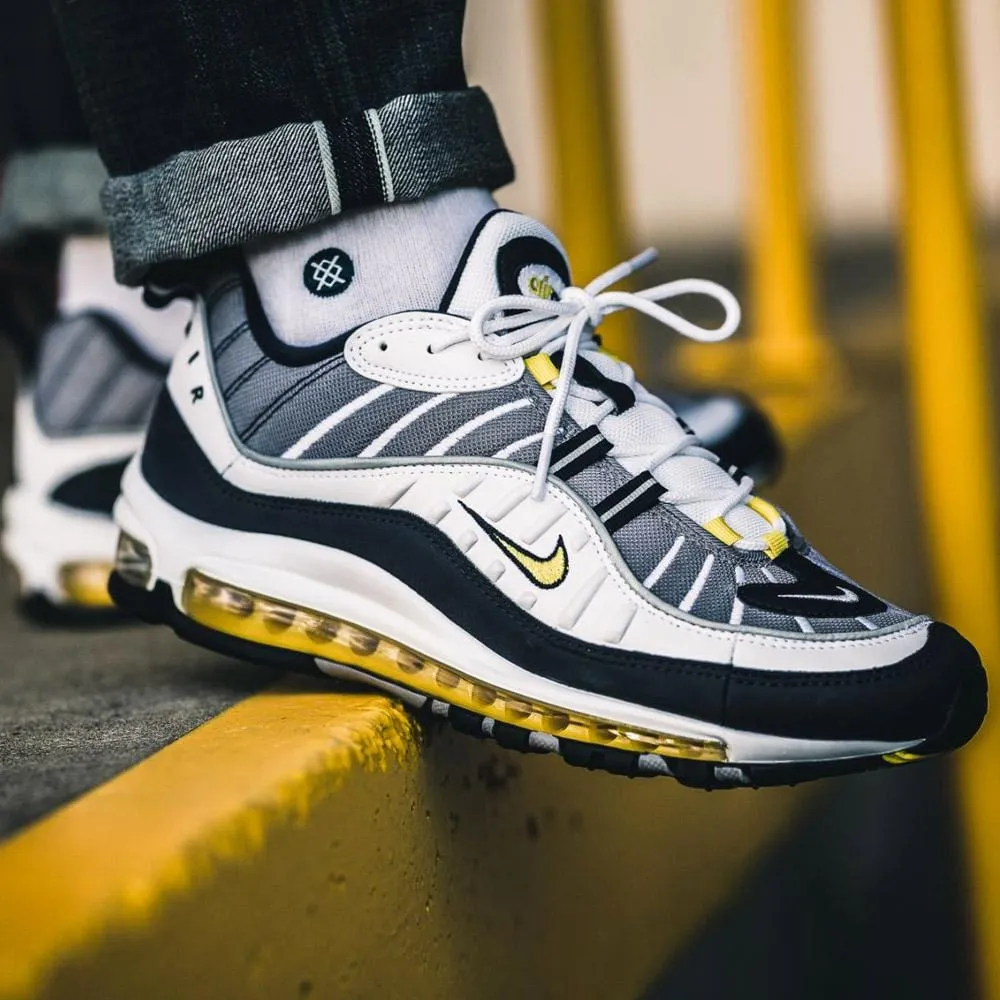 Nike Air Max 98 "Tour Yellow" Nike Air Max cushioned sneakers