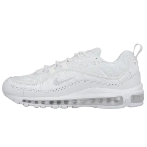 Nike Air Max 98 Triple White Nike Air Max sneakers with air cushioning design