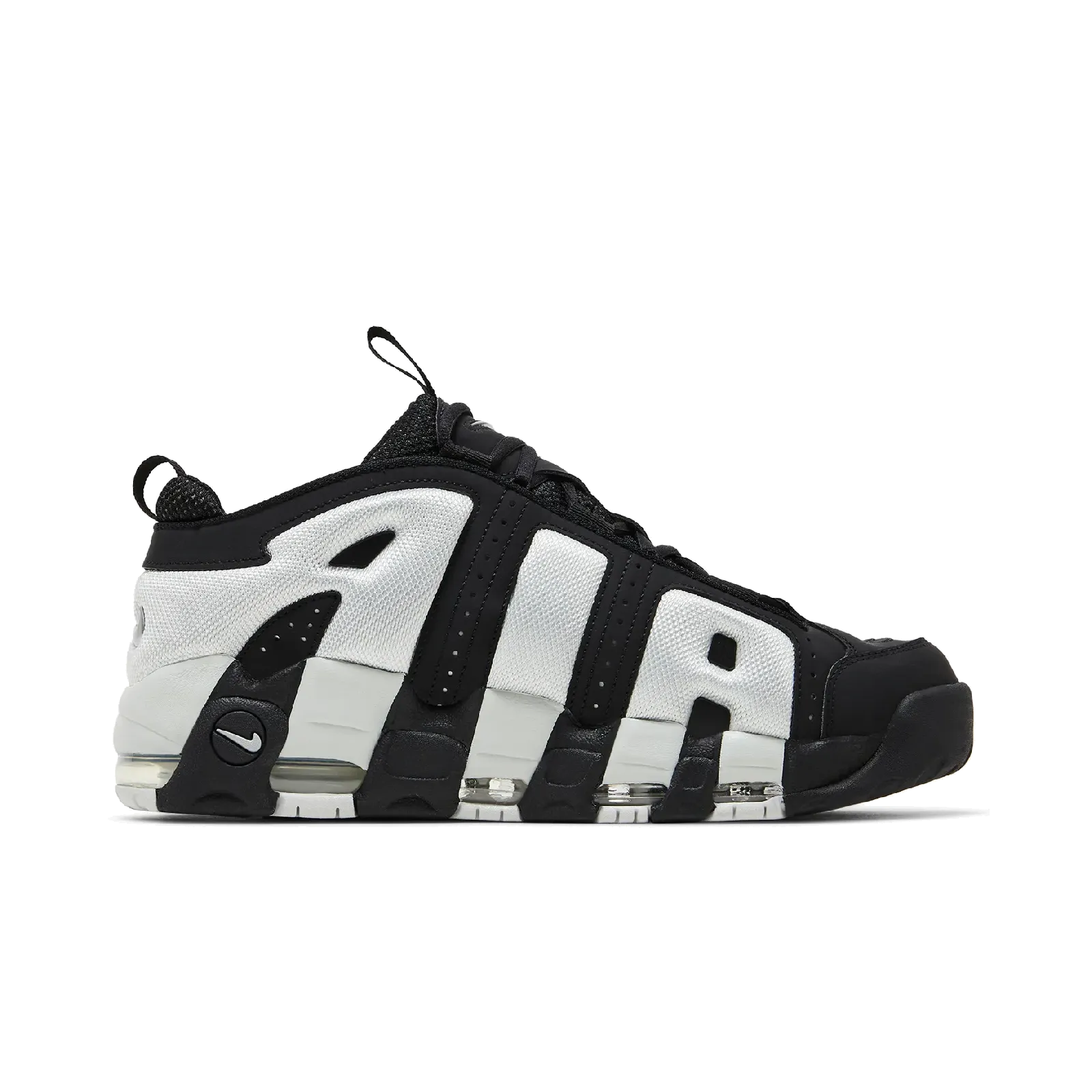 Nike Air More Uptempo Low Black Photon Dust Nike Timeless Athletic Sneakers