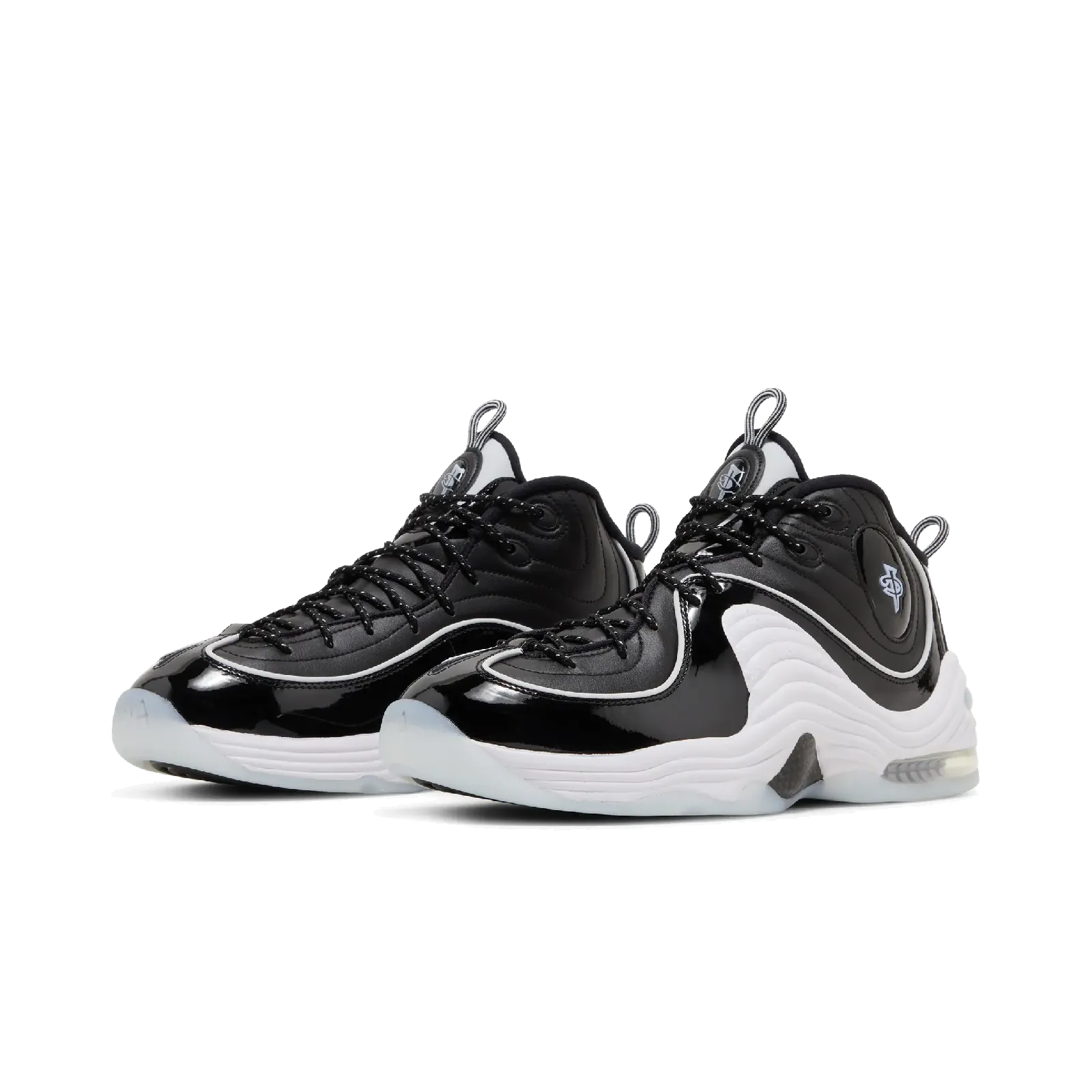 Nike Air Penny 2 Black Patent Football Grey Nike Limited Colorway Shoes