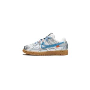 Nike Air Rubber Dunk Off-White University Blue (PS) Nike Dunk sneakers with classic silhouette