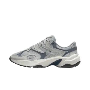 Nike AL8 Wolf Grey Light Carbon Platinum Tint Metallic Silver (Women's) Nike sporty look with timeless feel