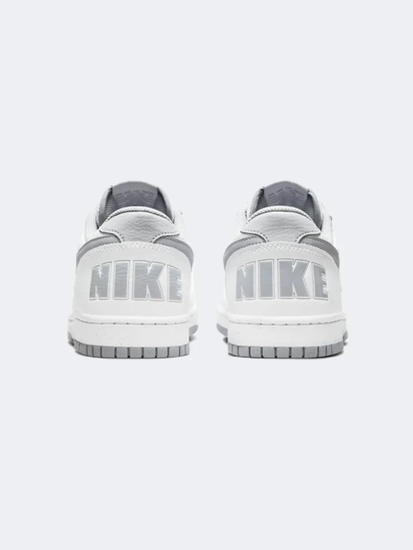 Nike Big Men Lifestyle Sneakers White/Wolf/Grey Mens Urban Style Comfort Shoes