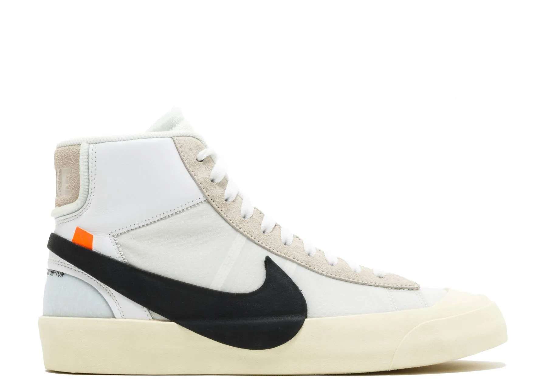 Nike Blazer Mid Off-White (WORN) Nike athletic shoes with flyknit design