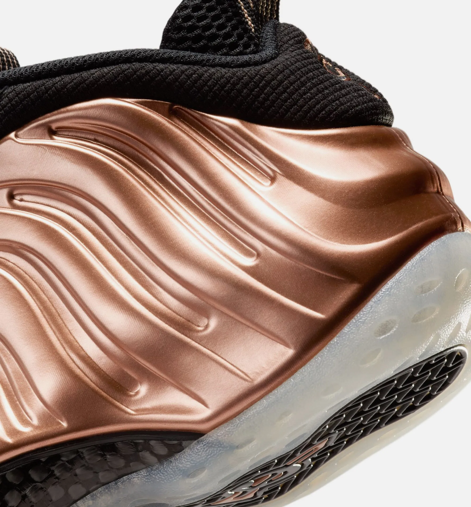 Nike Clothing Air Foamposite One Copper Mens Basketball Shoe - Black/Metallic Copper/Off Noir