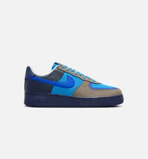 Nike Clothing Air Force 1 Low x Stash Soft Grey and Harbor Blue Mens Lifestyle Shoe - Soft Grey/Harbor Blue/Varsity Royal