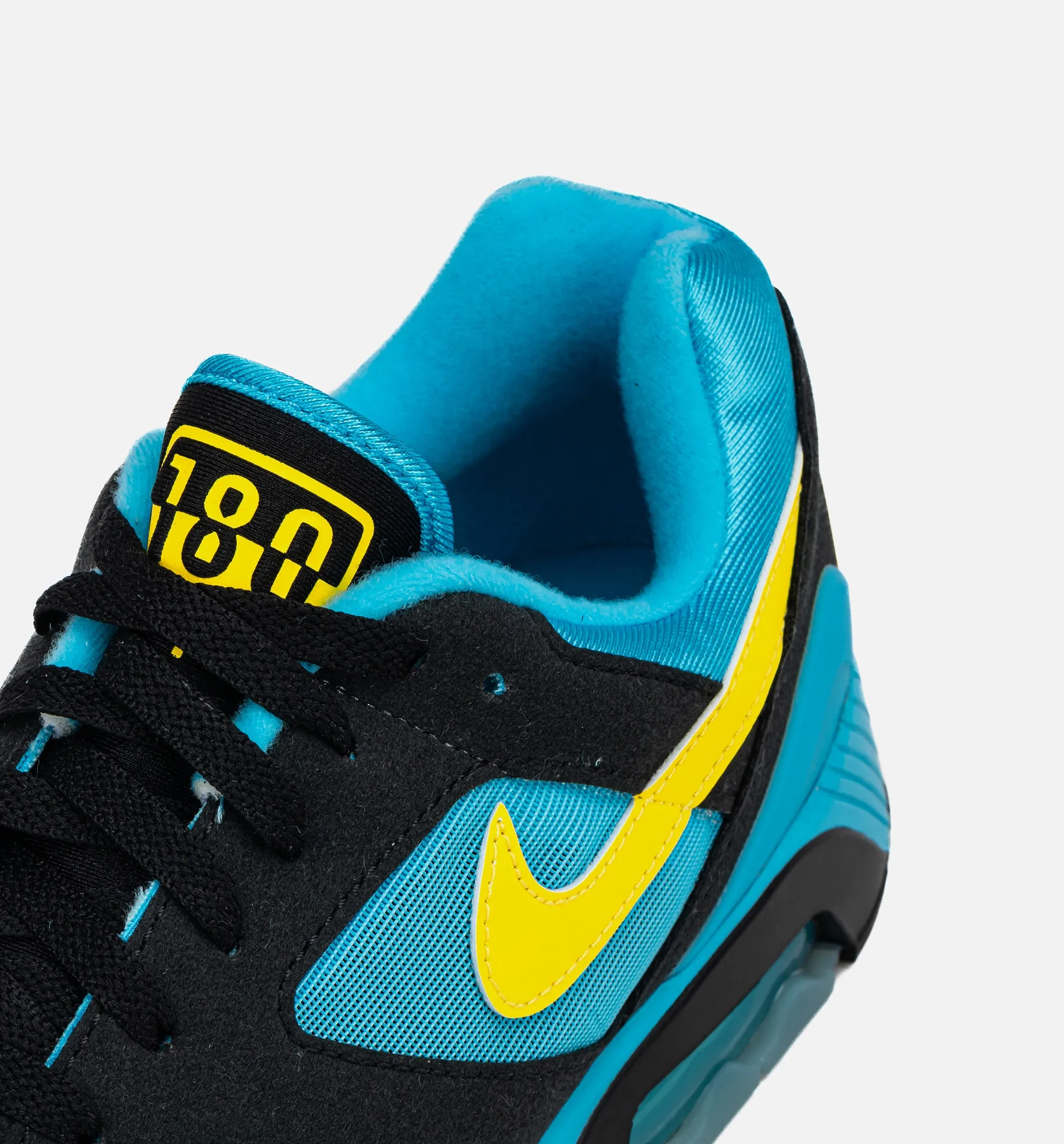 Nike Clothing Air Max 180 Baltic Blue Mens Lifestyle Shoe - Baltic Blue/Black/Lightning Yellow