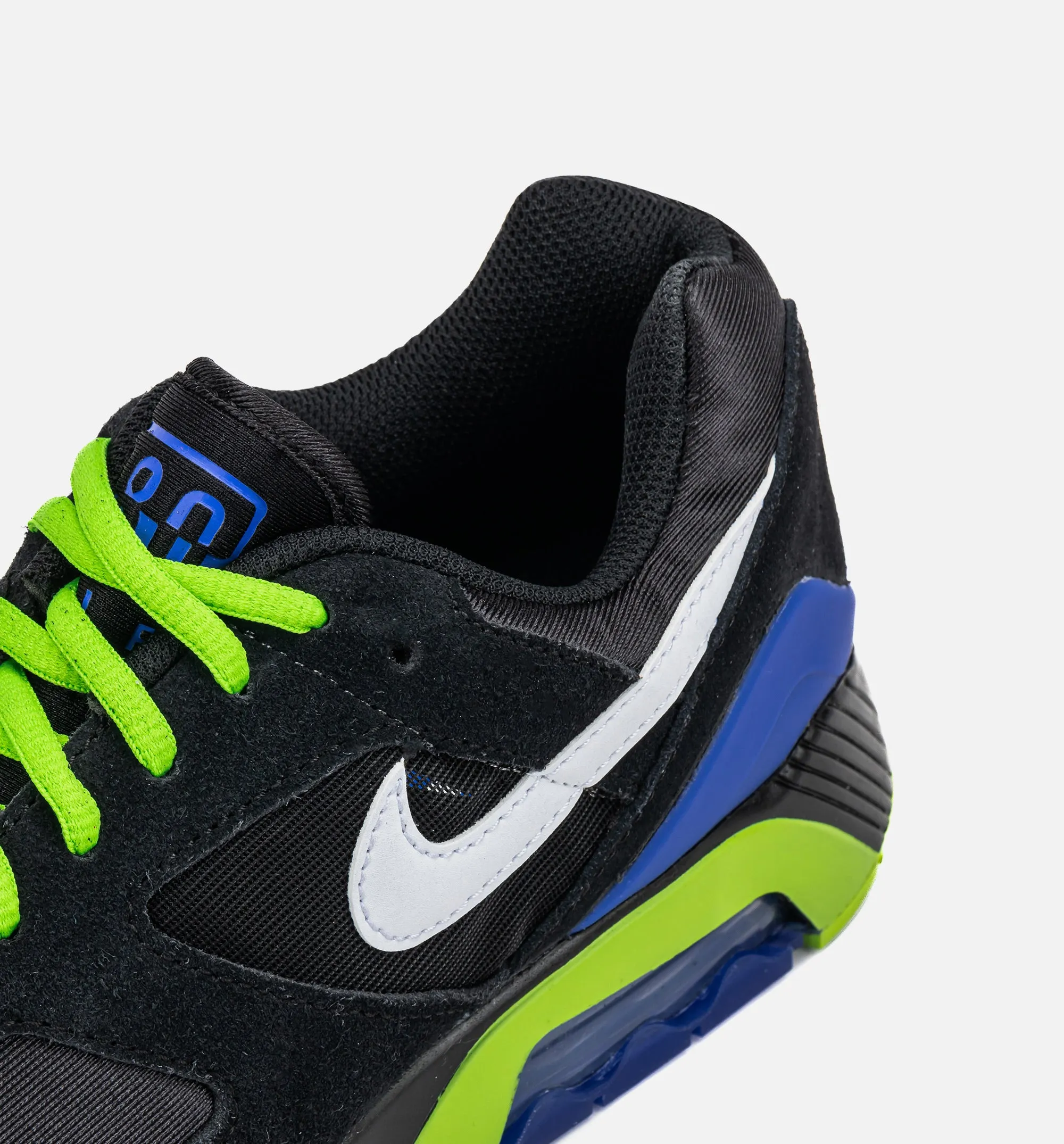 Nike Clothing Air Max 180 Joker Mens Lifestyle Shoe - Black/White/Action Green
