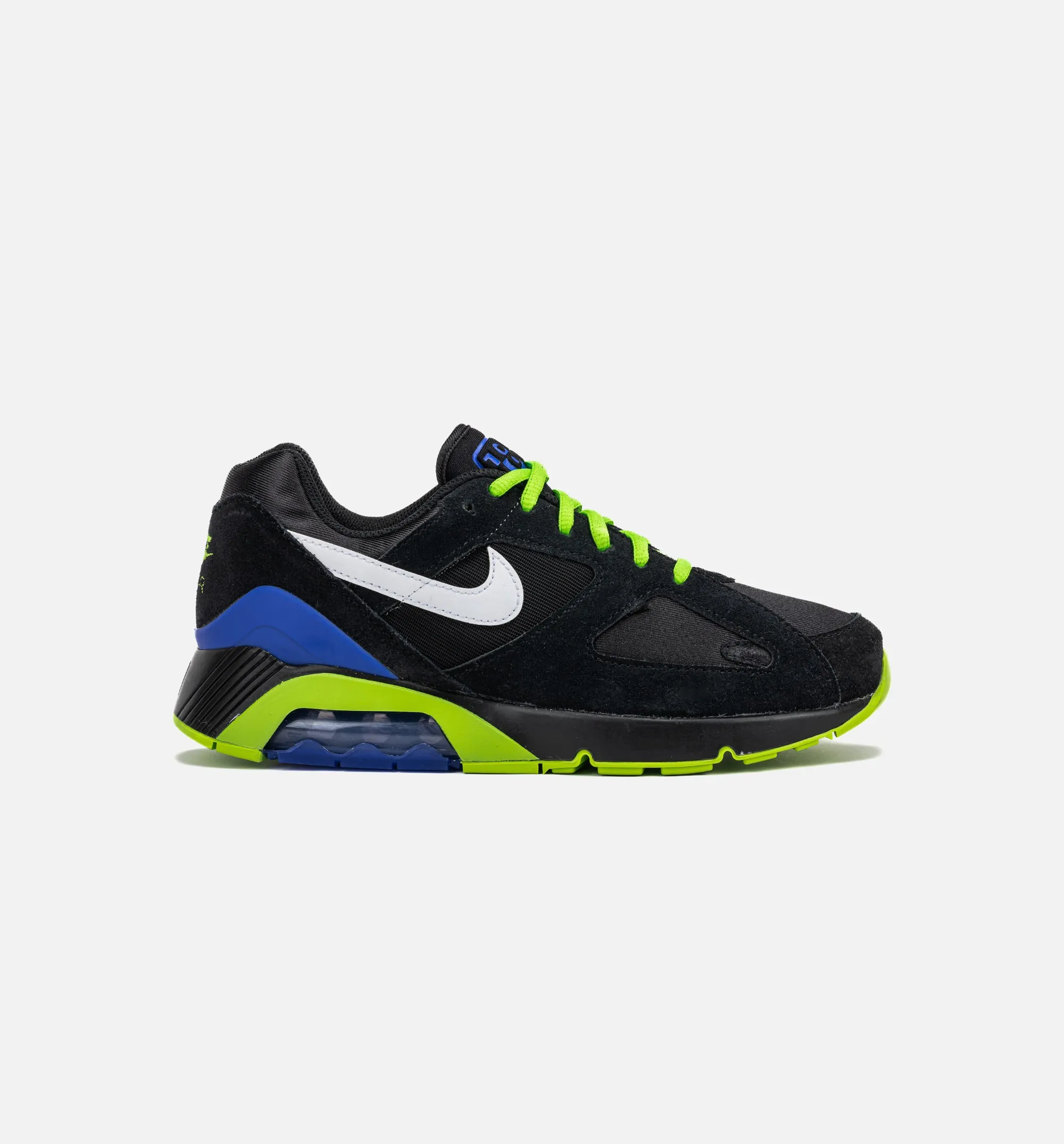 Nike Clothing Air Max 180 Joker Mens Lifestyle Shoe - Black/White/Action Green