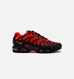 Nike Clothing Air Max Plus Drift Mens Lifestyle Shoe - Black/Field Purple/Laser Orange/Bright Crimson