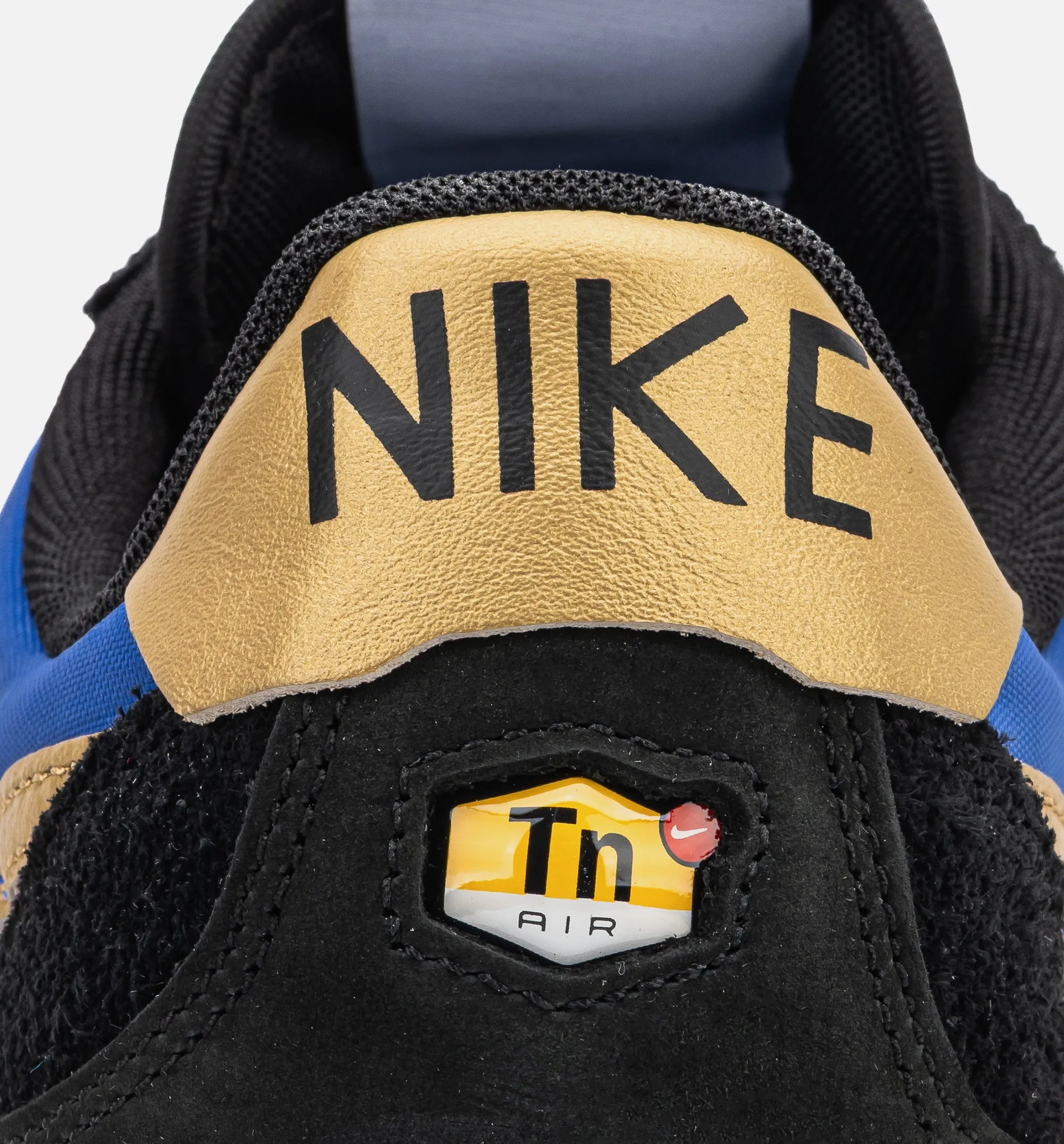 Nike Clothing Air Max Waffle Mens Lifestyle Shoe - Hyper Blue/Metallic Gold