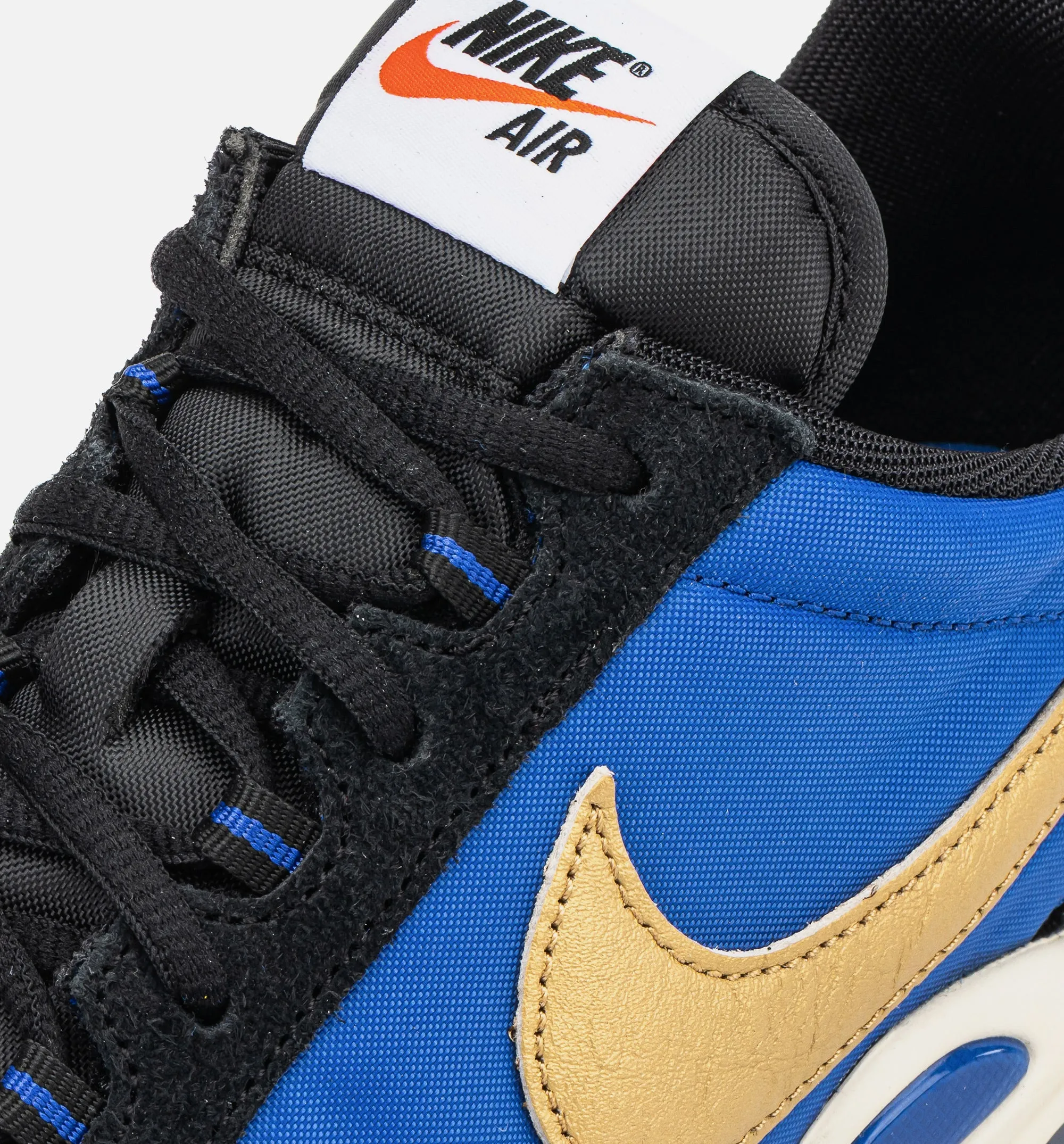 Nike Clothing Air Max Waffle Mens Lifestyle Shoe - Hyper Blue/Metallic Gold