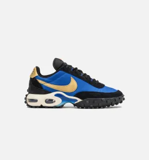 Nike Clothing Air Max Waffle Mens Lifestyle Shoe - Hyper Blue/Metallic Gold