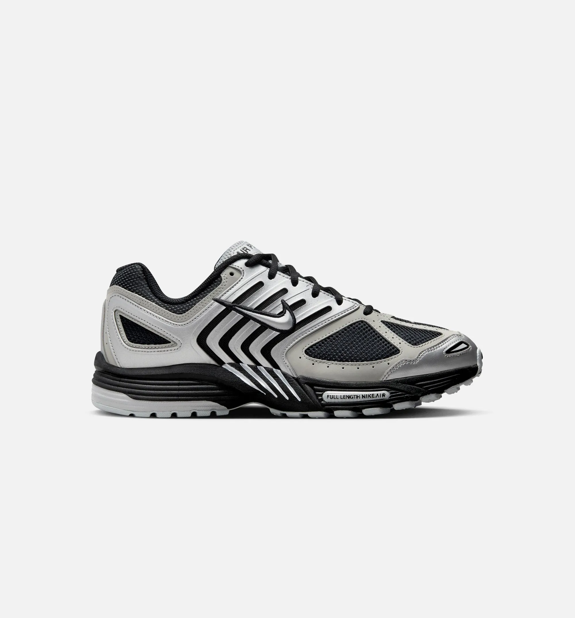 Nike Clothing Air Pegasus 2K5 Metallic Silver Mens Running Shoe - Metallic Silver/Metallic Platinum/Flat Silver/Black