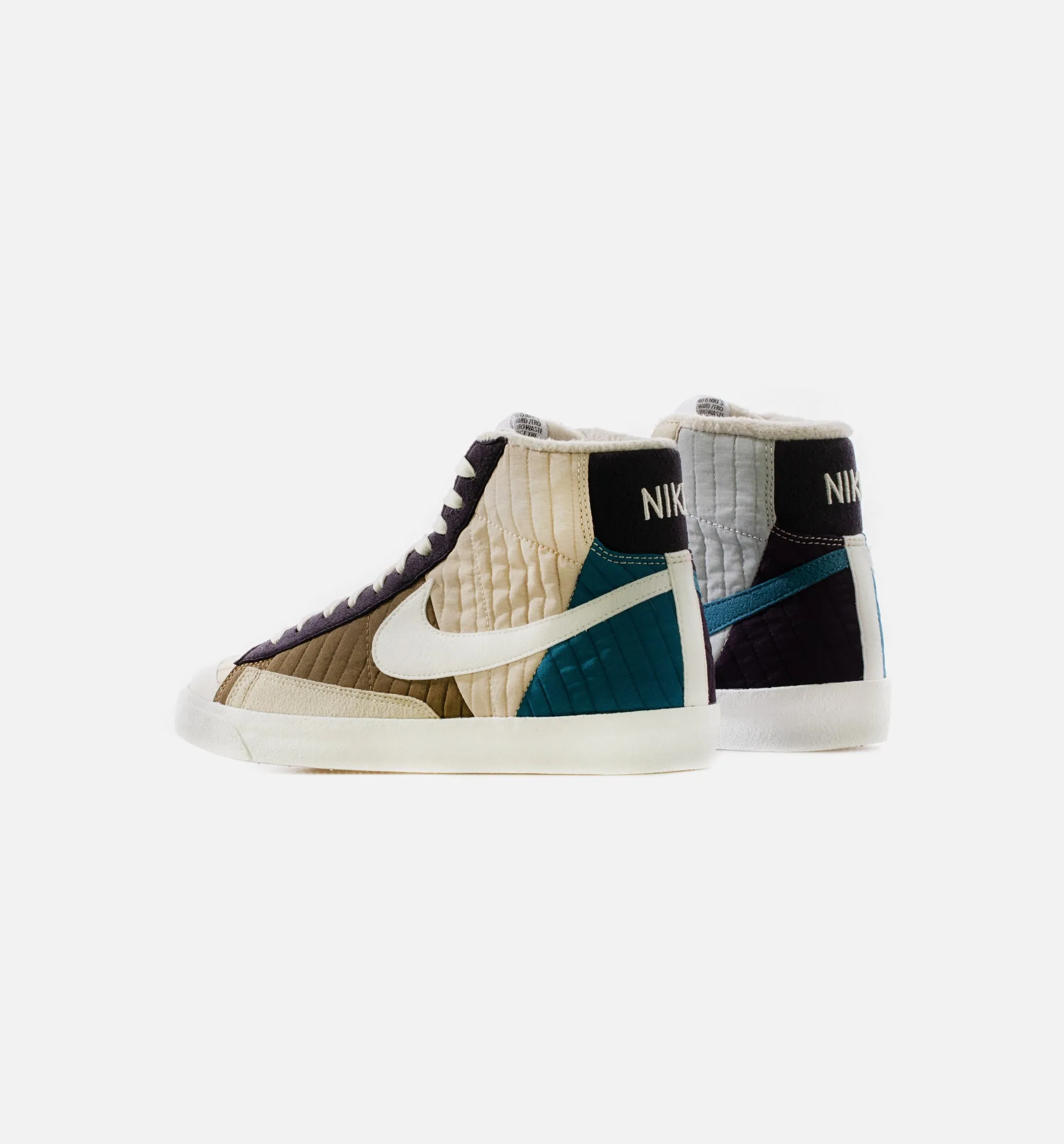 Nike Clothing Blazer Mid 77 Premium Mens Lifestyle Shoe - Sail/Brown/Purple