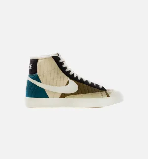 Nike Clothing Blazer Mid 77 Premium Mens Lifestyle Shoe - Sail/Brown/Purple